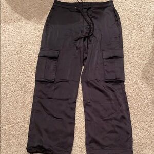 Sanctuary Satin Cargo Pants, size 29, new with tags